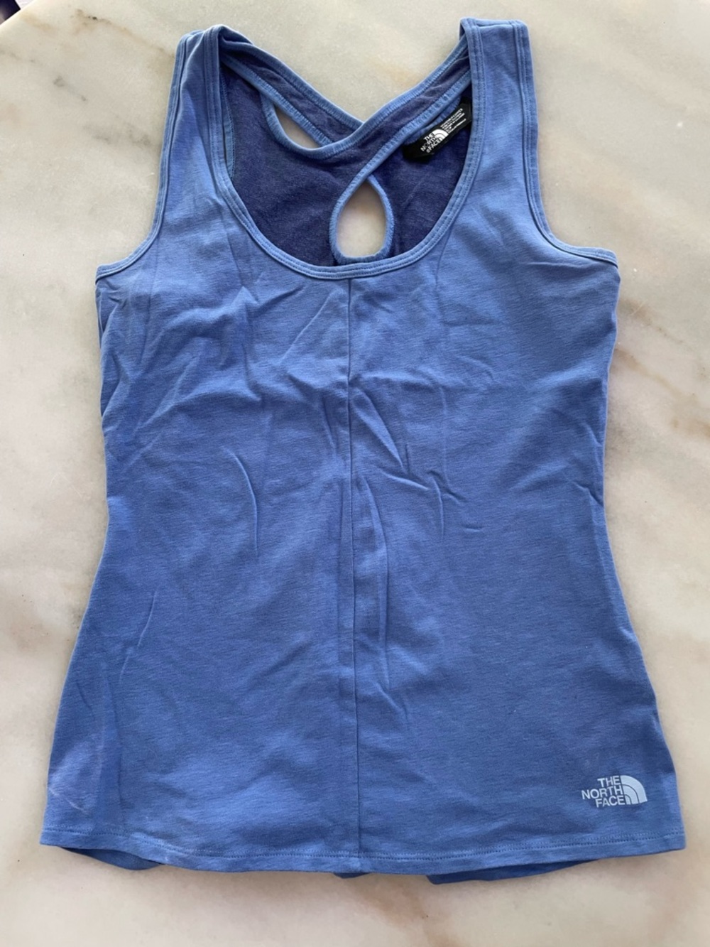 The North Face Periwinkle Cross-Back Tank Top size S